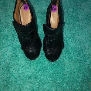 L.A.M.B tassel booties